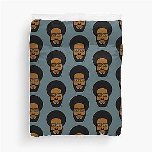 Hip Hop Drummer Cartoon Head (color) Duvet Cover