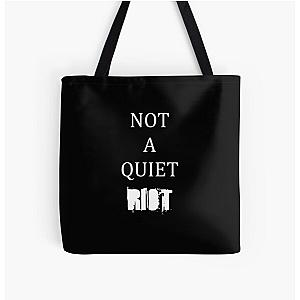 NOT A QUIET RIOT All Over Print Tote Bag