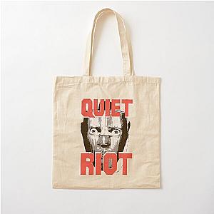 Vintage Quiet Riot metal health TeRRiFieD poster Cotton Tote Bag