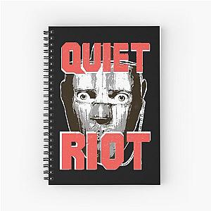 Vintage Quiet Riot metal health TeRRiFieD poster Spiral Notebook