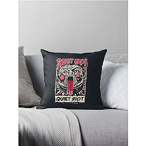 Quiet Riot Throw Pillow