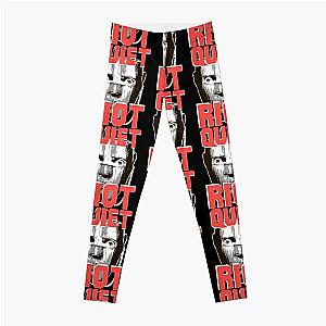 Vintage Quiet Riot metal health TeRRiFieD poster Leggings