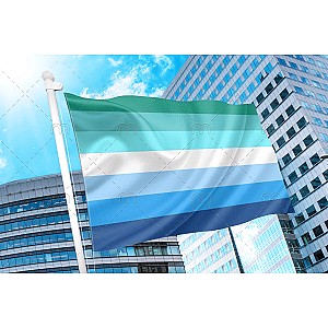 Blue Gay Men Flag PN0112