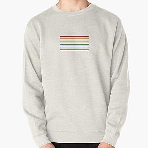 Rainbow Sweatshirts - Minimalist LGBT Flag Pullover Sweatshirt RB1603