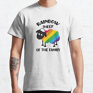 Rainbow T-Shirts - Rainbow Sheep Of The Family LGBT Pride Classic T-Shirt RB1603