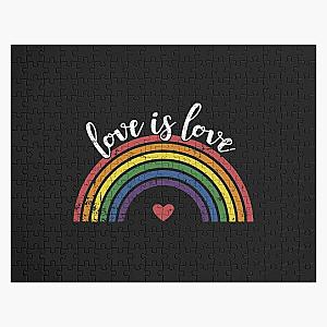 Love with rainbow flag for LGBT pride month Sweatshirt Jigsaw Puzzle RB1603