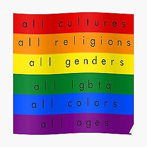 All-Inclusive LGBTQ Poster RB1603