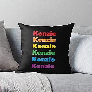 Girl LGBT Love Colorful Kenzie Name Throw Pillow RB1603