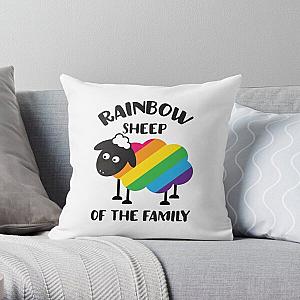 Rainbow Sheep Of The Family LGBT Pride Throw Pillow RB1603