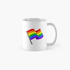 Gay Rainbow Flag Waving Classic Mug RB1603