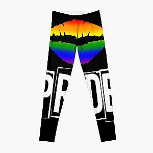 Gay Rainbow Lips Pride Colors Lesbian Bisexual Homosexual LGBT Gift Leggings RB1603