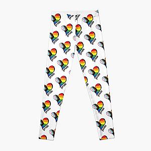 LGBTQ+ Progress Rainbow Pride Flag - Equality Rights Love LGBT Heart Leggings RB1603