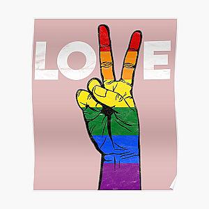 Love LGBT Rainbow Pride Poster RB1603