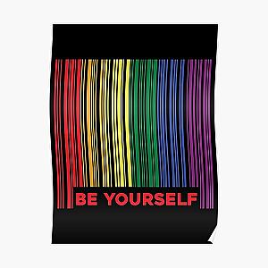Be Yourself LGBT Pride Poster RB1603