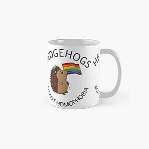Hedgehogs Against Homophobia: LGBTQIA+ Ally Classic Mug RB1603