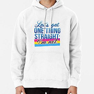 Rainbow Hoodies - Let's Get One Thing Straight: I'm Not • Pansexual Version • LGBTQ* Pullover Hoodie RB1603