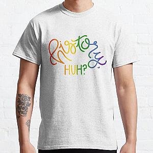 Rainbow T-Shirts - History Huh LGBT Pride Classic T-Shirt RB1603