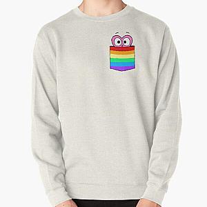 Rainbow Sweatshirts - In a Heartbeat - LGBT Flag Pocket Pullover Sweatshirt RB1603