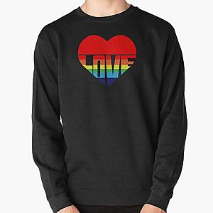 Rainbow Sweatshirts - Love, Pride, LGBTQ Rainbow Flag Love David Rose Inspired Pullover Sweatshirt RB1603