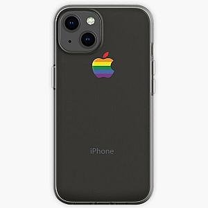 iPhone space gray black lesbian gay lgbt rainbow flag iPhone Soft Case RB1603