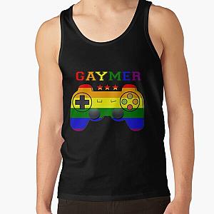 Gaymer Gamer Gay Pride LGBT T shirt Lesbian Rainbow Flag Tee Tank Top RB1603