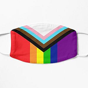Progressive Rainbow Flag Pride Flat Mask RB1603