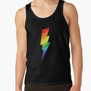 Lightning bolt gay pride rainbow flags LGBTQ equality Tank Top RB1603