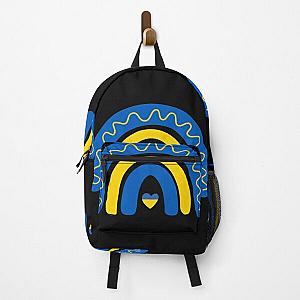 Ukraine Rainbow Flag I Stand with Ukraine Ukrainian Flag Ukraine Support Backpack RB1603