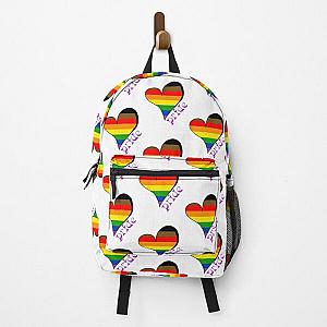 Rainbow Backpacks - LGBTQ+ Philadelphia Rainbow Pride Flag - Equality Rights Love LGBT Heart  Backpack RB1603