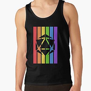 Rainbow Flag D20 Polyhedral Dice Tank Top RB1603