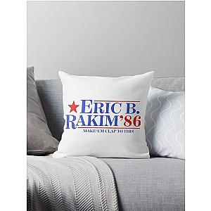 Eric B. & Rakim For President Throw Pillow