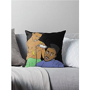 Rakim Big Daddy Kane Gets a Haircut Throw Pillow