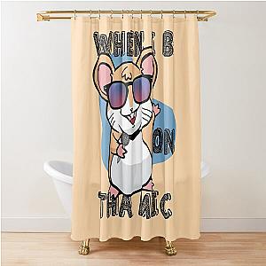 Rakim - When I B On Tha Mic Shower Curtain