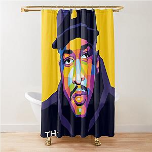 The God MC Rakim Shower Curtain