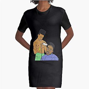 Rakim Big Daddy Kane Gets a Haircut Graphic T-Shirt Dress