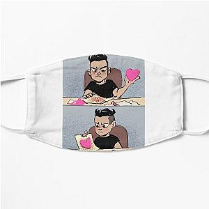 Mr. Robot - Rami Malek Love Heart Flat Mask