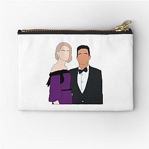 rami malek  and lucy boynton Zipper Pouch