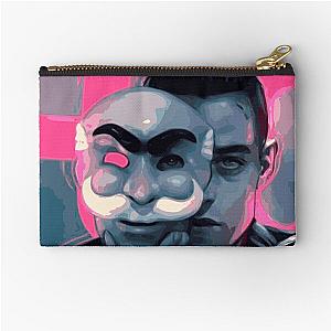 Mr. Robot and His Mask - Rami Malek Fanart Zipper Pouch