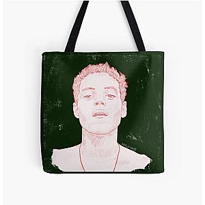 Rami Malek Portrait All Over Print Tote Bag