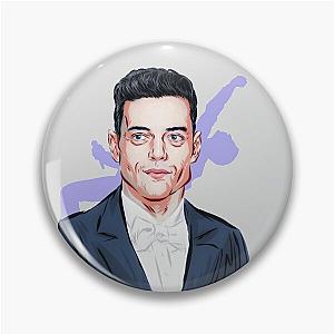 Rami Malek - An illustration by Paul Cemmick Pin