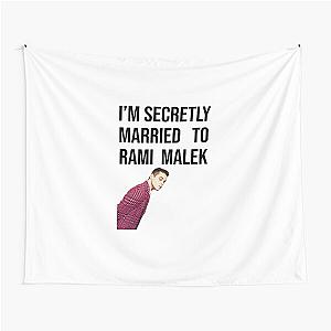 I'm Secretly Married to Rami Malek Tapestry