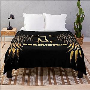 Rammstein motley crue , judas priest , opeth Throw Blanket 