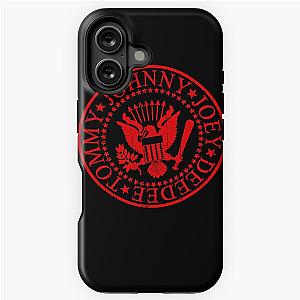 Ramones Logo red, Ramones band, rock iPhone Tough Case