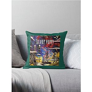 of Ramones Weird Tales Of The Ramones Album Cover Throw Pillow