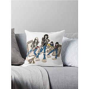 Ramones painting Throw Pillow