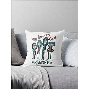 Ramones Hey Ho Lets Go Throw Pillow