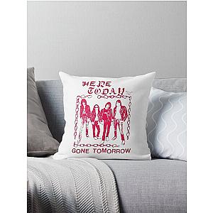 Ramones Here Today Gone Tomorrow Throw Pillow