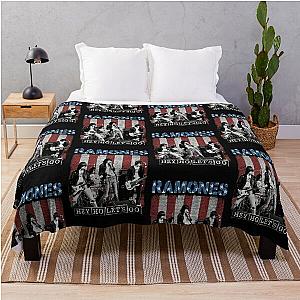 Ramones Scandinavia Tour Throw Blanket