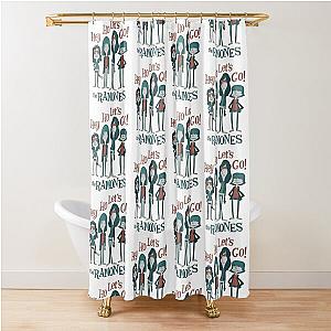 Ramones Hey Ho Lets Go Shower Curtain