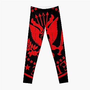 Ramones Logo red, Ramones band, rock Leggings